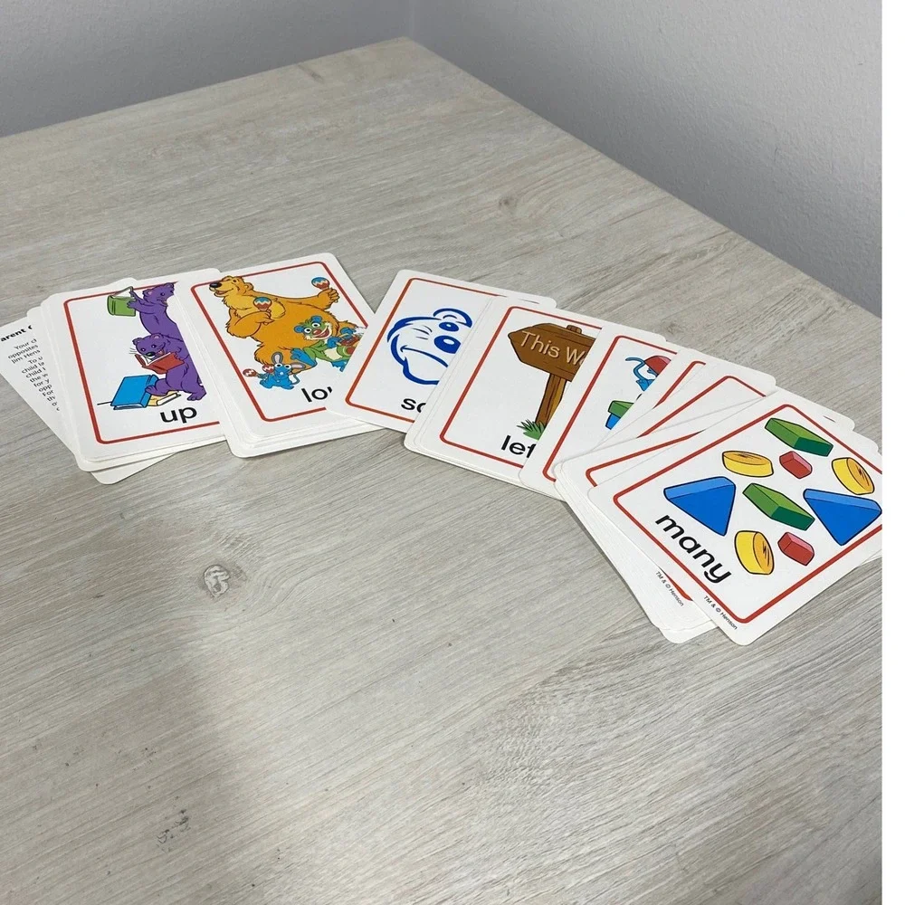 Bear in the Big Blue House Opposites With Bear Learning Cards Ages 2-5 Henson